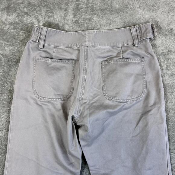 GAP Women's Khaki Straight Leg Pants Size 6 Utility Y2K Minimalist Casual - Picture 8 of 13